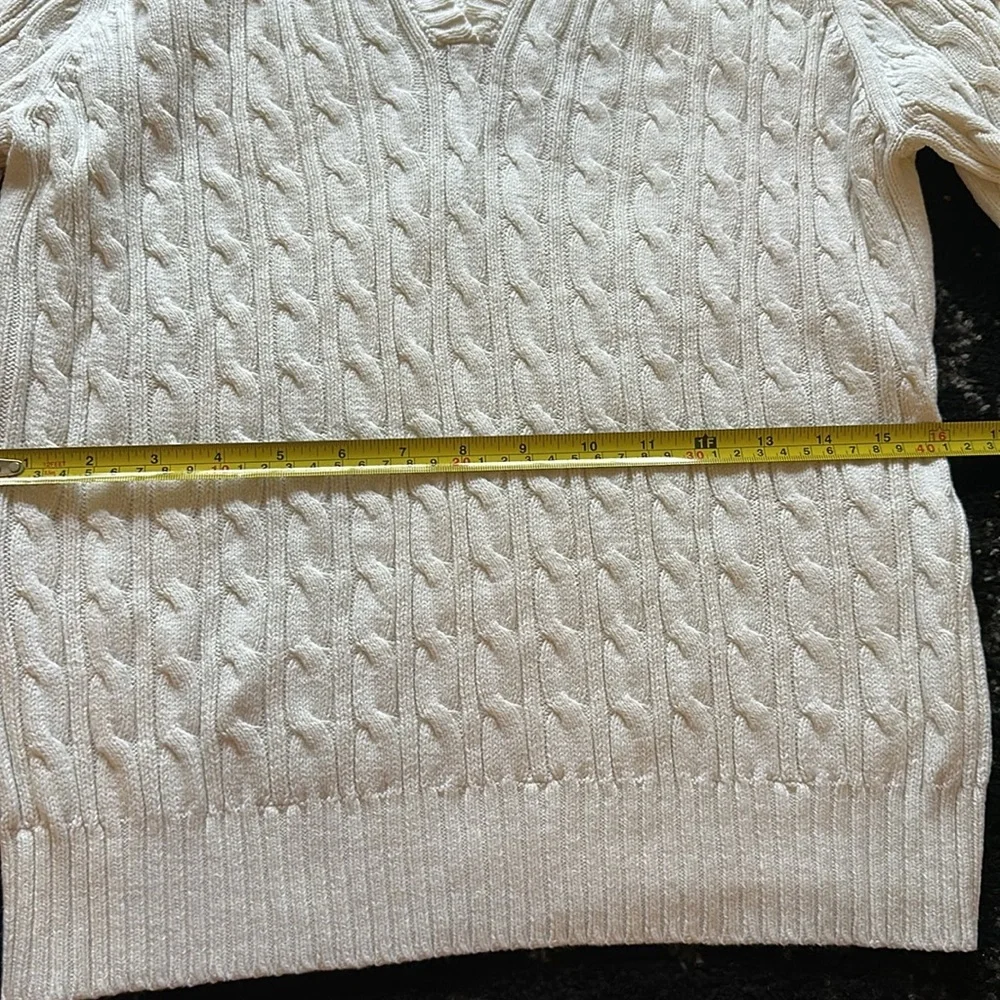 Sonoma Cream V-Neck Sweater for Women - Picture 5 of 7